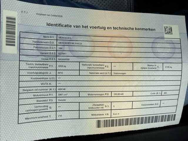 2007 mercedes ml320cdi 164 - afbeelding 4 van  7