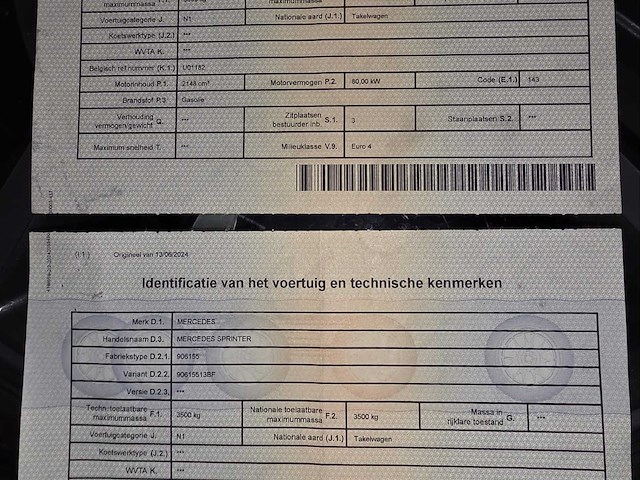 2007 mercedes sprinter 511 cdti 3.5 auto - afbeelding 21 van  26
