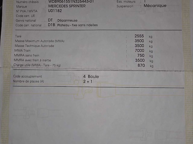 2007 mercedes sprinter 511 cdti 3.5 auto - afbeelding 26 van  26
