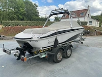 2007 mercury mercruiser tahoe q6 9 personen motorboot met tandemasser boottrailer - afbeelding 34 van  55