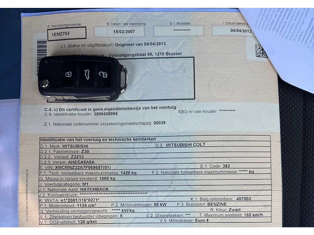 2007 mitsubishi colt - afbeelding 11 van  22
