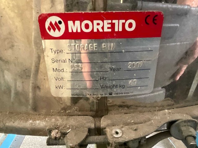 2007 moretto s53 industriële opslagtrechter / silo - afbeelding 3 van  3