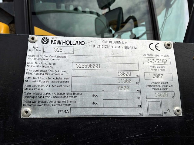 2007 new holland fr9050 veldhakselaar - afbeelding 19 van  27