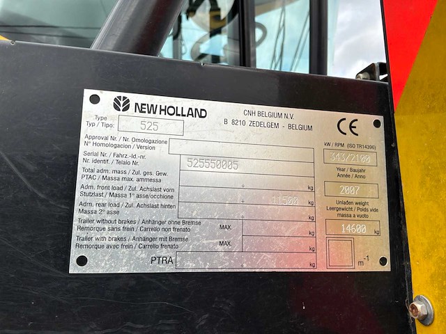 2007 new holland fr9050 veldhakselaar - afbeelding 18 van  29
