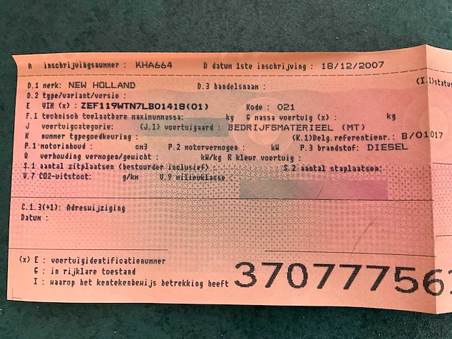 2007 new holland mh 3.6 banden graafmachine - afbeelding 25 van  25