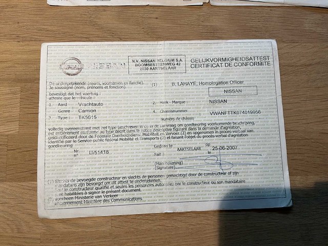 2007 nissan atleon gekoelde vrachtwagen - afbeelding 35 van  44