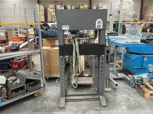 2007 oma 654s hydraulische werkplaatspers - afbeelding 1 van  7