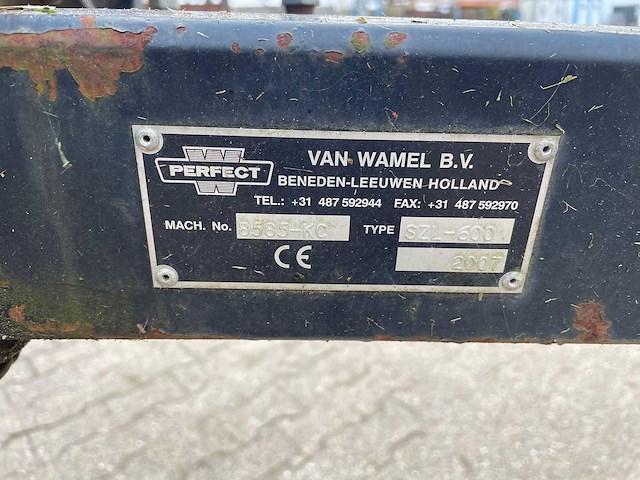 2007 perfect szl-600 palenmaaier - side shift - afbeelding 7 van  12