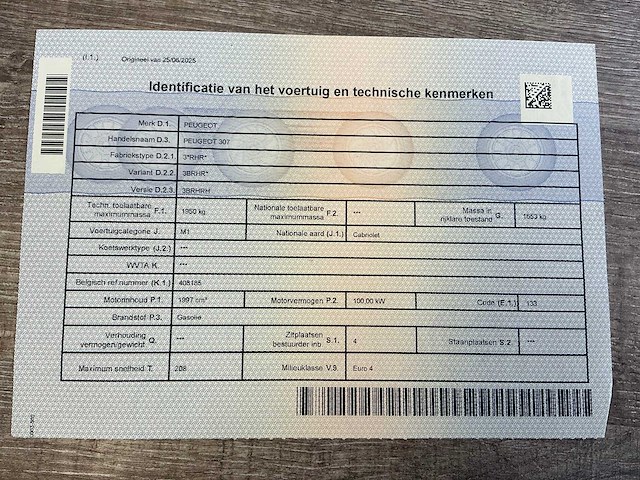 2007 peugeot 307 cabriolet - afbeelding 24 van  29