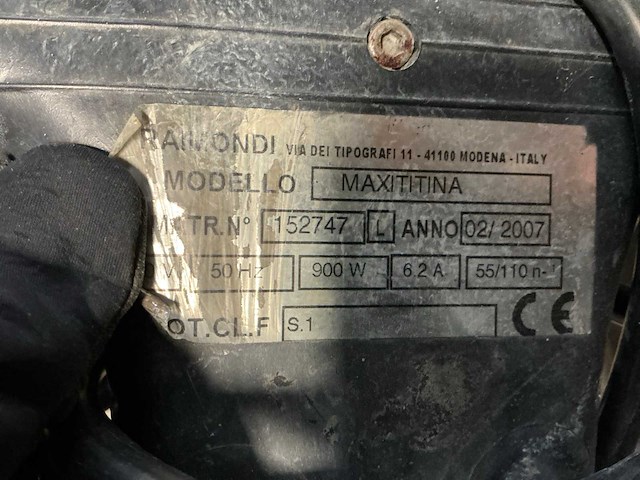 2007 raimondi maxititina invoegen- polieren en schuurmachine - afbeelding 3 van  11