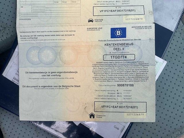 2007 renault kangoo vrieswagen lichte vracht - afbeelding 32 van  43