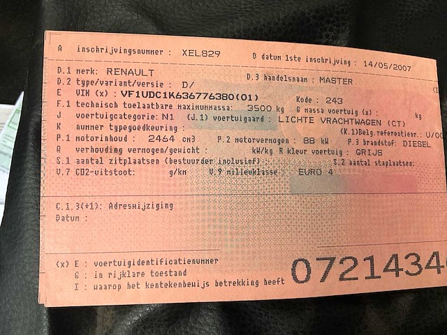2007 renault master - afbeelding 42 van  48