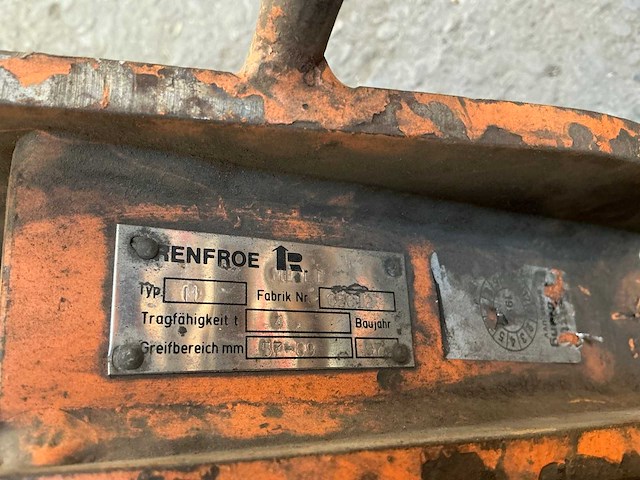 2007 renfroe type m platenklem (2x) - afbeelding 3 van  3