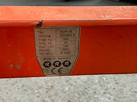 2007 rrr hur-16 hand hydraulische heftransporter - afbeelding 5 van  6