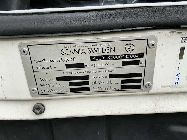 2007 scania prt vrachtwagen + groenewegen oplegger - afbeelding 3 van  68