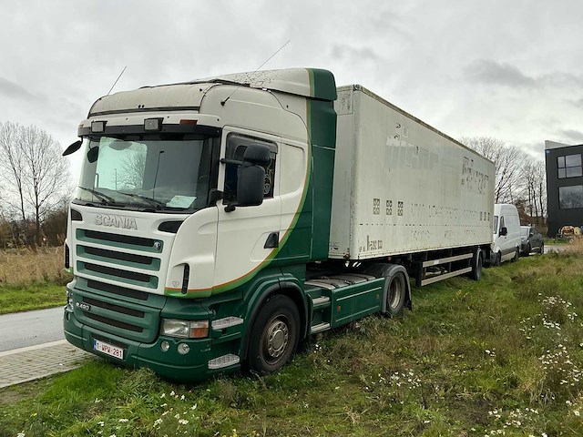 2007 scania prt vrachtwagen + groenewegen oplegger - afbeelding 1 van  68