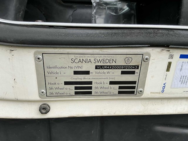 2007 scania prt vrachtwagen + groenewegen oplegger - afbeelding 15 van  68