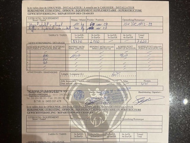 2007 scania prt vrachtwagen + groenewegen oplegger - afbeelding 62 van  68