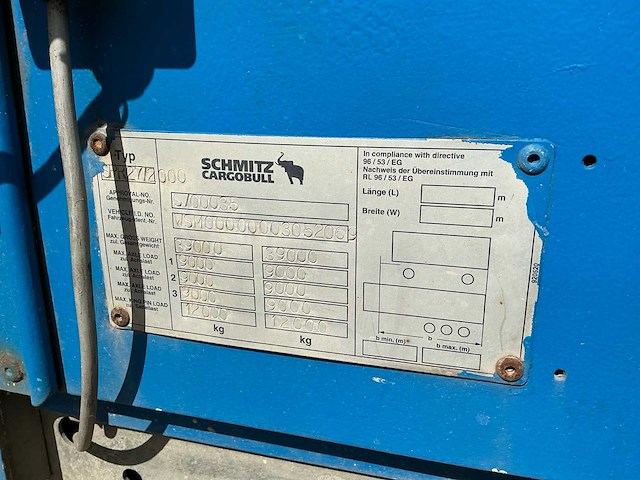 2007 schmitz cargobull trailer - afbeelding 4 van  17