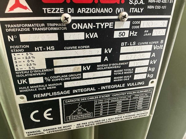 2007 s.e.a. tto-3r transformator - afbeelding 4 van  4