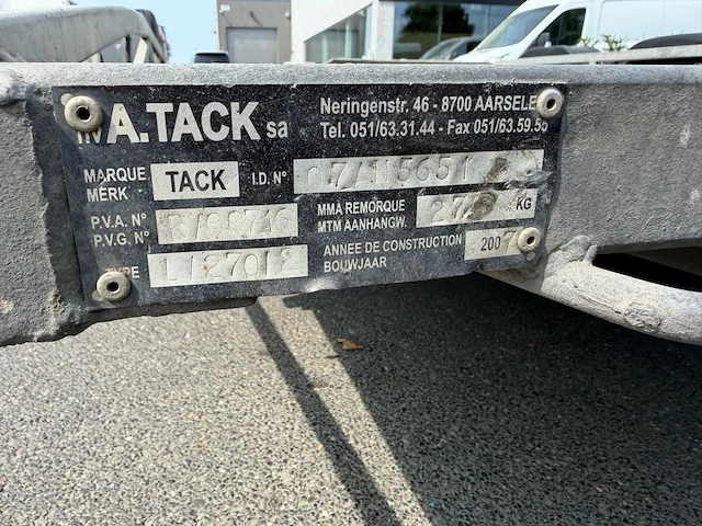 2007 tack aanhangwagen - afbeelding 14 van  15
