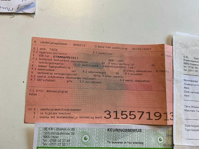 2007 tack kipper aanhangwagen - afbeelding 7 van  15