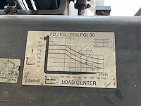 2007 tailift vorkheftruck - free lift - 3000kg - afbeelding 13 van  21