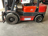 2007 tailift vorkheftruck - free lift - 3000kg - afbeelding 12 van  21