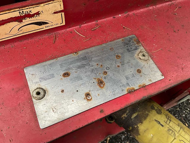 2007 tajfun egv 60a 6ton bosbouwlier - afbeelding 8 van  18