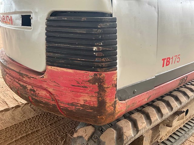 2007 takeuchi tb175 rupsgraafmachine - afbeelding 8 van  24