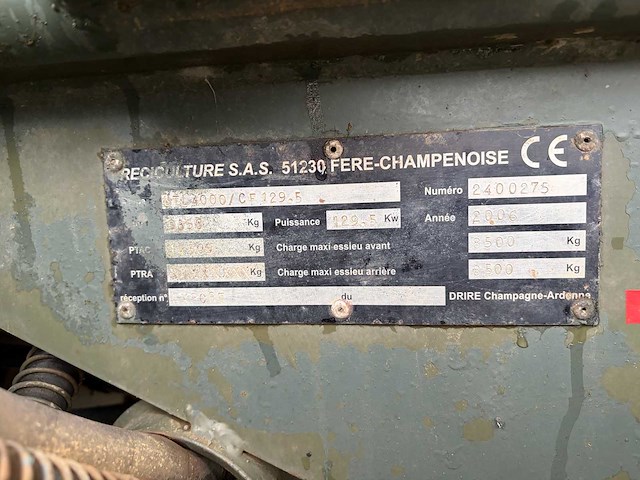 2007 tecnoma utl 4000 spuit - afbeelding 61 van  62