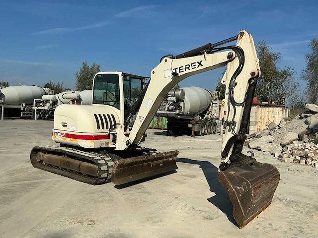 2007 terex tc 75 rupsgraafmachine - afbeelding 16 van  18