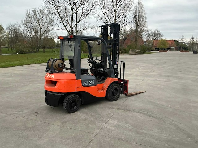 2007 toyota 42-7fgf25 vorkheftruck - afbeelding 17 van  59