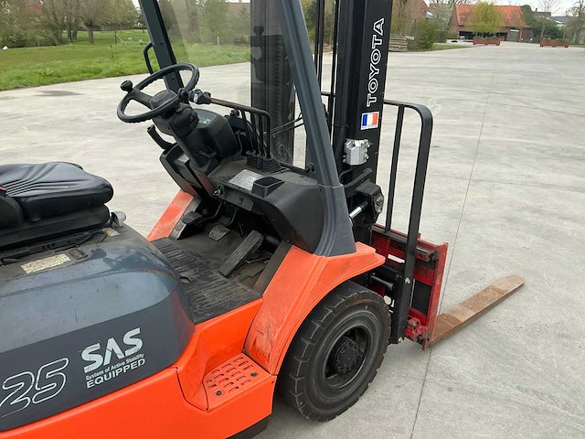2007 toyota 42-7fgf25 vorkheftruck - afbeelding 61 van  82
