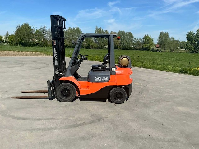 2007 toyota 42-7fgf25 vorkheftruck - afbeelding 14 van  31