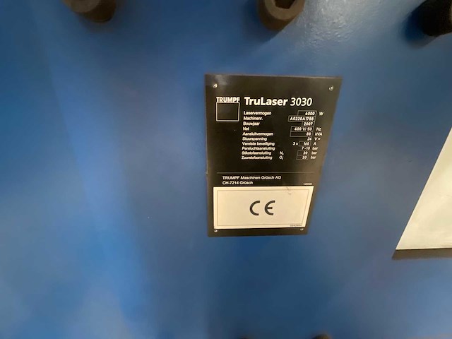2007 trumpf trulaser 3030 lasersnijmachine - afbeelding 18 van  20