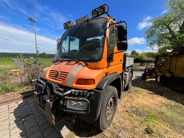 2007 unimog 405/12 mercedes benzine - afbeelding 1 van  52