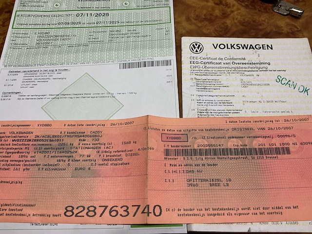 2007 volkswagen. caddie stationwagen. - afbeelding 6 van  6