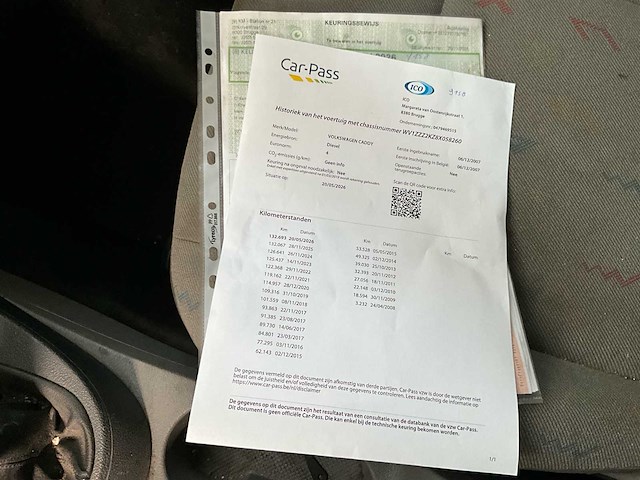2007 volkswagen caddy personenauto - afbeelding 15 van  26