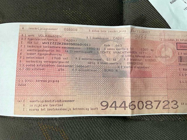 2007 volkswagen caddy personenauto - afbeelding 19 van  26
