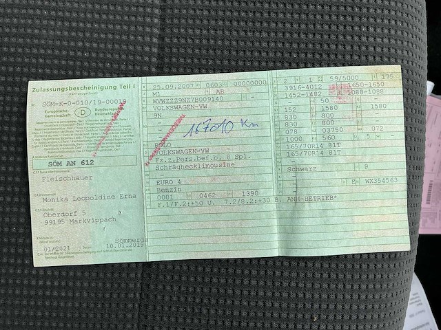 2007 volkswagen polo 1.4 personenauto - afbeelding 9 van  13