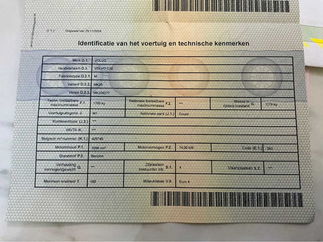 2007 volvo c30 - afbeelding 39 van  44