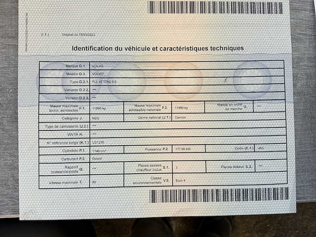 2007 volvo fl l 42 12n2 5.0 vrachtwagen - afbeelding 41 van  46