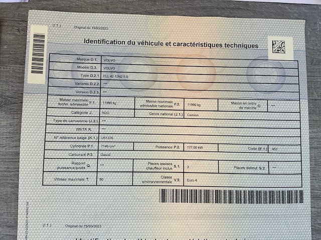 2007 volvo fl l 42 12n2 5.0 vrachtwagen - afbeelding 7 van  10