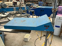 2007 walz easy 4/8 semi-automatische carrouselzeefdrukpersmachine - afbeelding 2 van  10