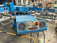 2007 walz easy 4/8 semi-automatische carrouselzeefdrukpersmachine - afbeelding 10 van  10