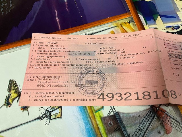 2007 weymar 2/3500w (elektrisch kipper) - afbeelding 14 van  25