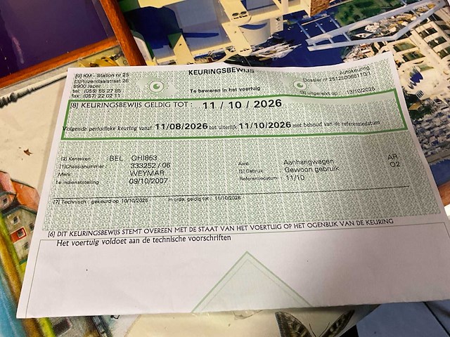 2007 weymar 2/3500w (elektrisch kipper) - afbeelding 15 van  25