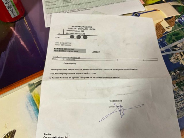 2007 weymar 2/3500w (elektrisch kipper) - afbeelding 16 van  25