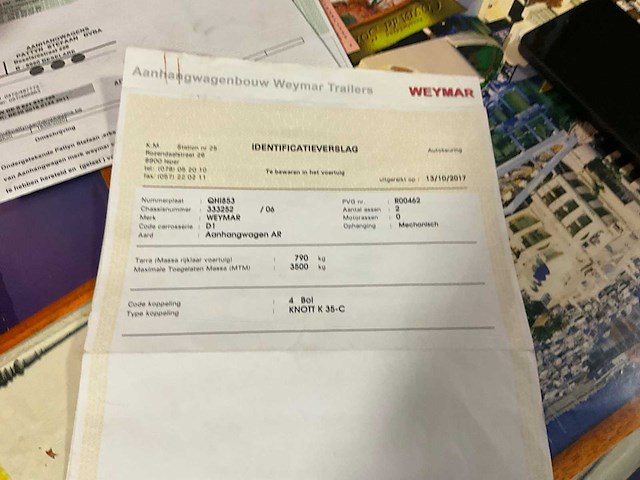 2007 weymar 2/3500w (elektrisch kipper) - afbeelding 17 van  25